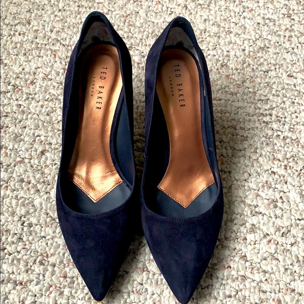 Ted Baker Navy Blue Heels